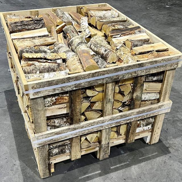 Birch Firewood Crate