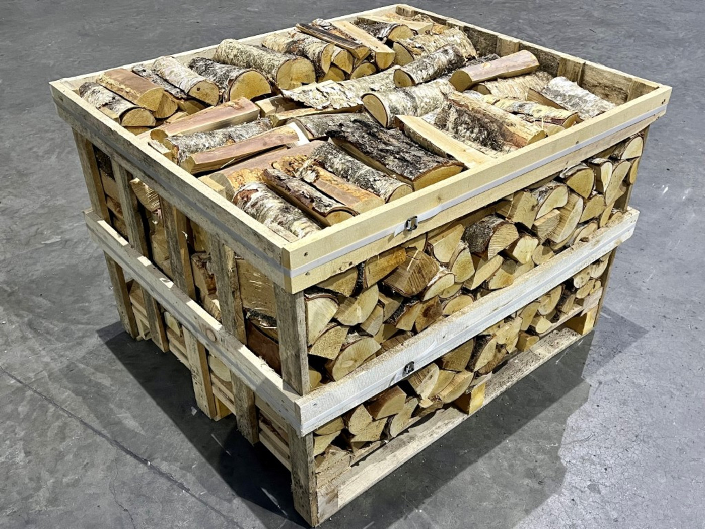 Birch Firewood Crate